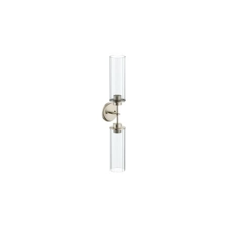 Moen Greenfield Two Globe Bath Light in Brushed Nickel YB1762BN